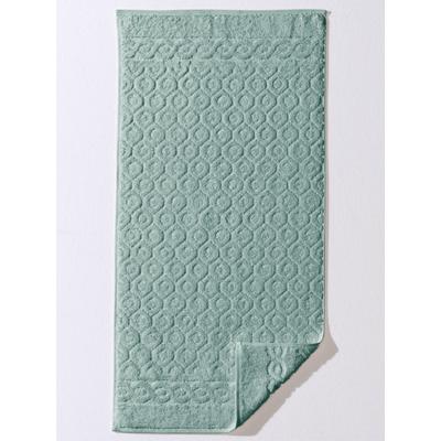 Handtuch ROSS Gr. 1, blau (wintertürkis), B:50cm L:100cm, Walkfrottee, 100% Baumwolle, Handtücher (Packung) Image