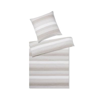 Elegante Mako-Satin Bettwäsche »Delight« Sand 7056-07 Kissen / 80x80 cm