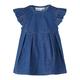 name it Baby Girls NBFDANA CS DNM Dress 2786-AS D Kleid, Medium Blue Denim, 80