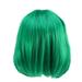 Bob wig Women s Bob Wig Short Straight Wig Synthetic Hair Wig High Temperature Fiber Bob Wig (Green)