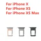 Dual Single Micro Nano SIM Card Holder Tray Slot Adapter Socket For iPhone X Xs Max