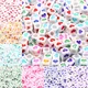 6mm Multicolor Heart Acrylic Beads Square Cube Loose Spacer Beads For Jewelry Making Diy Bracelet