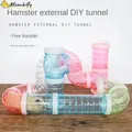 8 Pcs/set DIY Hamster Tunnel Toy Pet Sports Training Pipeline Transparent Runway Toy Pet Hamster