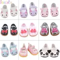 Doll Shoes 7 cm Cute Bow Cartoon Skull Mini Shoes For 18 Inch American&43cm Baby New Bron Dolls Girl