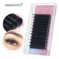 ANNAFRIS Korean PBT 8~25mm MIX Long Length Natural Matte Individual Premium Eyelashes Extension Faux