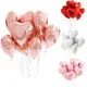 5-100pcs 18inch Rose Gold Love Heart Foil Balloons Helium Balloon Wedding Birthday Party Decorations