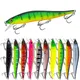 1Pcs Fishing Lure 115mm/14g Minnow Crankbait Wobblers 3D Eyes Perch Artificial Bait Pike Carp Bait