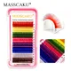 MASSCAKU Colored Classic Type Individual Lashes Synthetic Mink Colorful Long Lasting Lash Russian