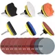 3Inch Self-Adhesive Pad Sandpaper Car Polishing Disc Buffing Waxing Sponge Kit Headlight Wheel