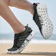 2023 Summer Mens Casual Aqua Shoes Origin Air Mesh Sneakers Fashion Foam Footwear Black Beach Sandal