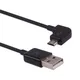 1M 3M 5M USB 2.0 to Micro USB Date Cable Line Elbow 90℃ Mobile Phone Charger Extension USB Power