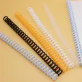 4 Pcs 10mm 30 Hole Loose-leaf Plastic Binding Ring Spring Spiral Rings for Kid A4 A5 A6 Paper