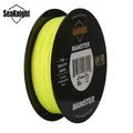 Close Out! MONSTER/MANSTER 8 Weaves Braided Fishing Line Multifilament PE Line Floating 15LB 20LB