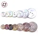 New 30pcs/lot Natural Shell Sewing Buttons Color Mother of Pearl MOP Round Shell 2 Hole Button