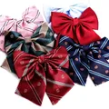 School Uniform Women Bowtie Ribbon Led Rope New Necktie Handmade Womans Clothing Shirt Butterfly