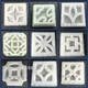 Cement Antique Brick Mold Square Garden Wall Making Brick Mould 3D Carving Anti-Slip Concrete