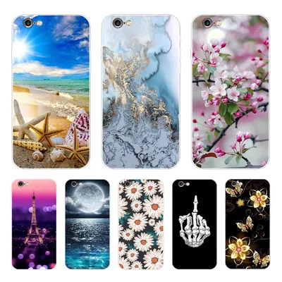 Case For iphone 6 7 8 plus Case Silicone Soft TPU Phone Back Cover Bumper For iPhone 6s 6 7 8plus