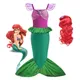 Disney Princess Girls Mermaid Ariel Dress Cosplay Costumes For Kids Baby Girl Mermaid Dress Children
