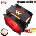 Wovibo CPU Cooler Fan 6 Heat Pipes Ventilador Ventilateur For Intel 1150 1151 1155 1700 2011 X79 X99