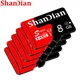 SHANDIAN Smast SD Card U3 4K video Class 10 High Speed Memory Card 128GB 64GB 32GB 16gb U1 Class 10