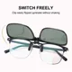 Unisex Polarized Clip On Driving Glasses Sunglasses Day Vision UV400 Lens Driving Night Vision