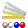 [ALLCOB] manufacturer 60x8mm LED COB Strip 1W 3W 3V 3.7V DC Warm White Blue Red COB LED source for