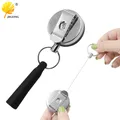 1pcs Camping Heavy Duty Retractable Pen Cap Pull Keychain Holder Reel Carpenter Pencils Anti Lost