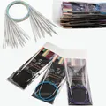 1Pcs Per Pack Metal Circular Crochet Needles Kit Set Ergonomic Crochet Knitting Chopsticks Set With