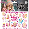 Cutie Cartoon Barbie 1PCS Stickers Girls Accessories Fashion Temporary Tattoo Transfer Paste Toys