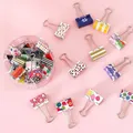 TUTU colorful long tail ticket printing office dovetail clip size students stationery clip cute