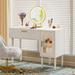 George Oliver 43" Vanity w/ Drawer Wood in Brown/White | 51.2 H x 43 W x 8 D in | Wayfair 5FD39C7892BC4D499736994F25AF1D34