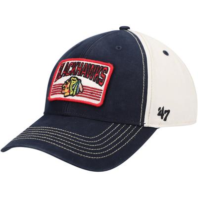 Herren '47 Black Chicago Blackhawks Shaw MVP verstellbare Mütze Image