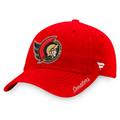 "Casquette réglable avec logo principal rouge des Sénateurs d'Ottawa de marque Fanatics pour femmes"