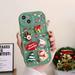 Cute 3D Cartoon Santa Claus Elk Snowman Phone Case For iPhone 14 13 12 11 Pro Max X XR XS Max 7 8Plus Christmas Style Back Cover