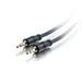 Cables To Go 15ft Plenum-Rated 3.5mm Stereo Audio Cable with Low Profile Connectors 15ft