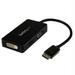 StarTech DisplayPort to VGA-DVI-HDMI Adapter 3 in 1 DisplayPort Converter Black