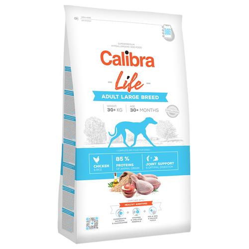 12kg Calibra Life Adult Large Breed Huhn Hundefutter trocken