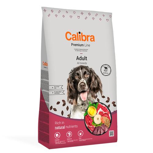 12kg Calibra Dog Premium Line Adult Rind Hundefutter trocken
