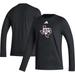 Men's adidas Black Texas A&M Aggies Locker Logo Fresh Long Sleeve T-Shirt