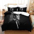 Rock Singer Elvis Presley Duvet Covers Bedding Sets Soft Microfiber 3-Piece Set with Zipper Closure Pillowcases Sets for Kids Teens Adults Quilt CoverKing（220x240cm）