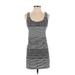 American Eagle Outfitters Casual Dress: Black Marled Dresses - Women's Size Small