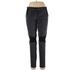 Simply Vera Vera Wang Casual Pants - Mid/Reg Rise: Gray Bottoms - Women's Size Large