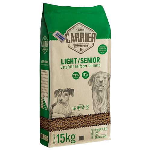2 x 15 kg Carrier Light/Senior Hundefutter trocken