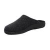 Pantoffel ROHDE "SOLTAU-H", Herren, Gr. 43, grau (anthrazit, meliert), Filz, klassisch, Schuhe, Hausschuh, Schlappen, Clog mit seitlichem Label