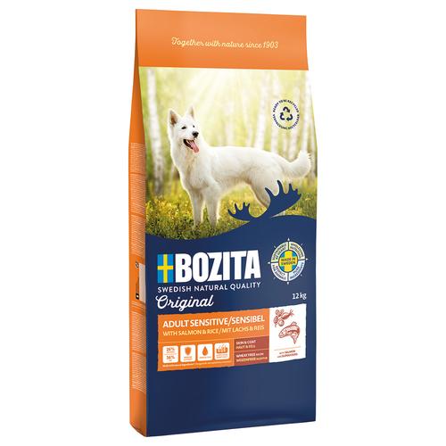 12kg Bozita Original Adult Sensitive Haut & Fell Hundefutter trocken