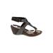 Sam Edelman Wedges: Brown Graphic Shoes - Women's Size 6