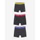 Ralph Lauren Kids Boys 3 Pack Boxer Shorts Set In Black Size XL