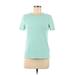 J.Crew Short Sleeve T-Shirt: Blue Tops - Women's Size Small