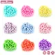 9mm 50pc Silicone Beads Round Pearl Baby Teether BPA Free Baby Teething Beads DIY Pacifier Chain