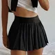 Cloud Hide Pleated Black Tennis Skirts Women Golf Sports Skirt Plus Size Fitness Shorts High Waist